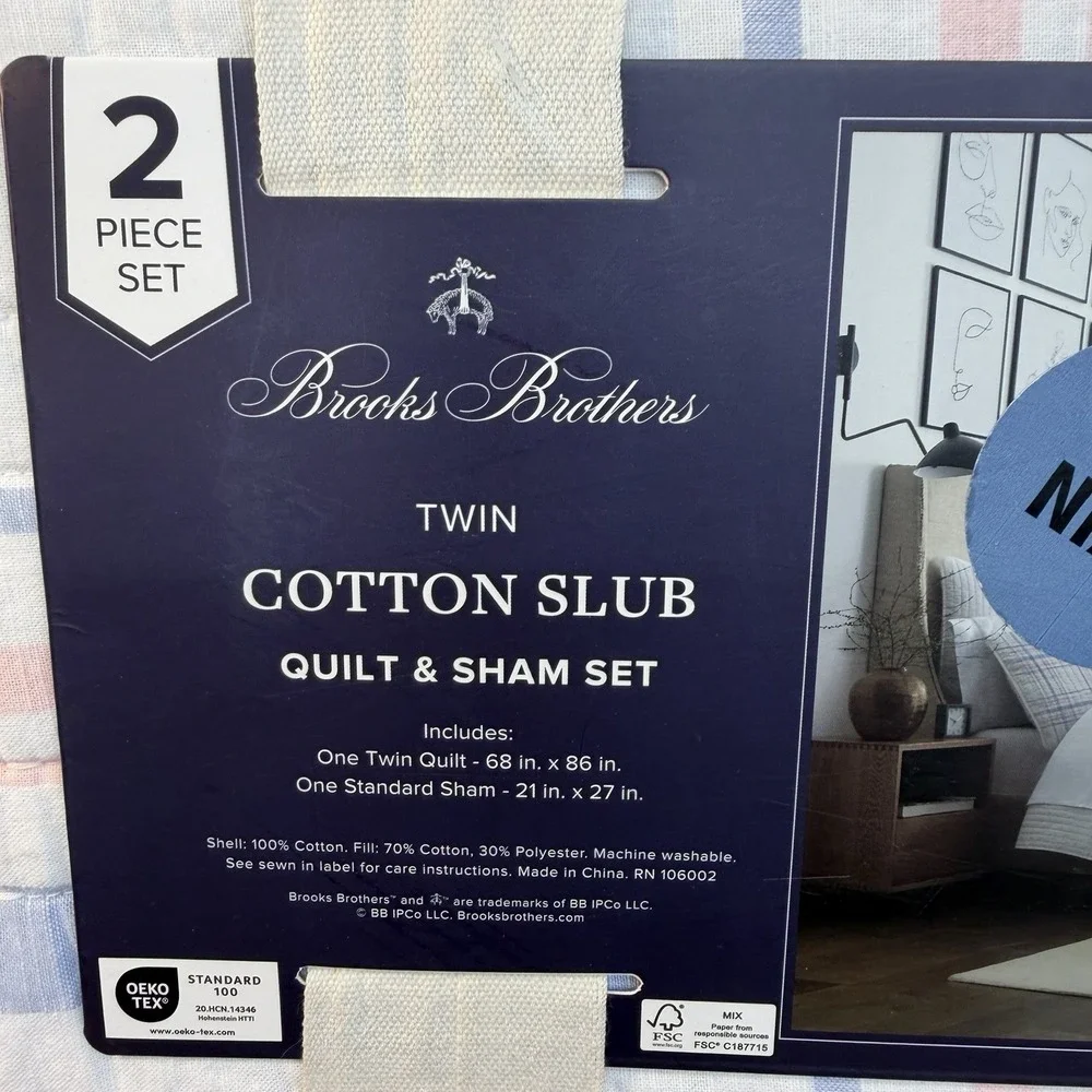 BROOKS BROTHERS Queen Size 88